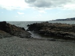 Walking the rocky beach about 15 minutes from Ulsan.