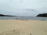 Ilsan beach, probably the most accessible sandy beach in Ulsan.