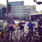 The friends I made while riding back from Jinha Beach. The guy in blue actually studied English at Western Michigan University for a year! He knew where Ann Arbor was!