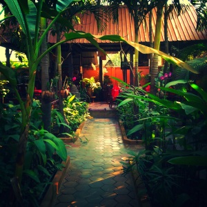 Courtyard of the Golden Mango Inn - Siem Reap